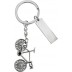 Sullivan bicycle metal keychain