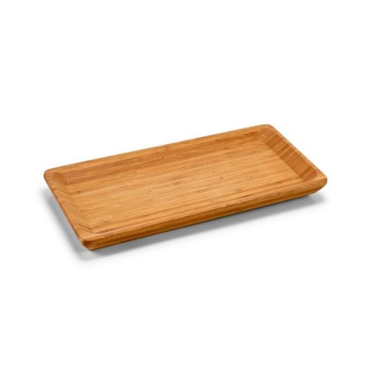 Plateau en bois moutarde