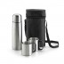 Conjunto garrafa termo e canecas Durant